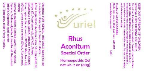 Pill image for Rhus Aconitum Special Order