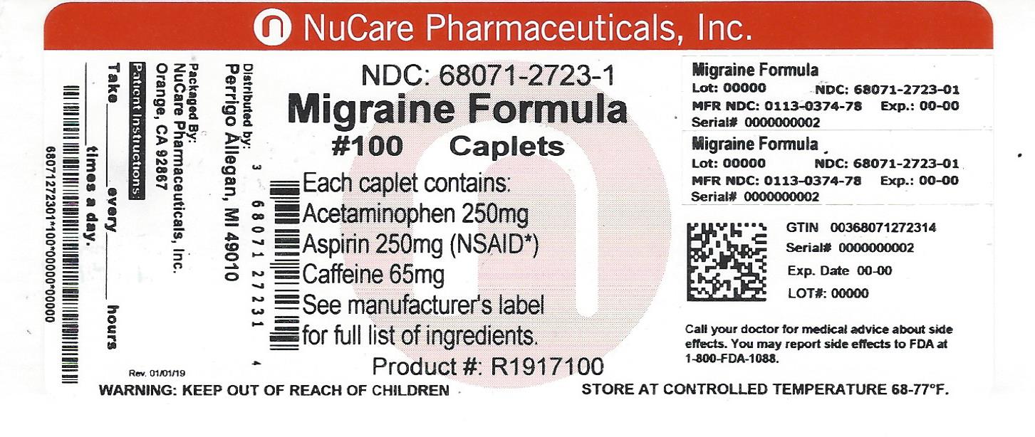 Pill image for Perrigo Migraine Formula Drug Facts