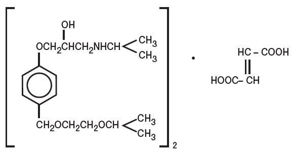 Pill image for Bisoprolol Fumarate And Hydrochlorothiazide Tablets, Usp Rx Only
