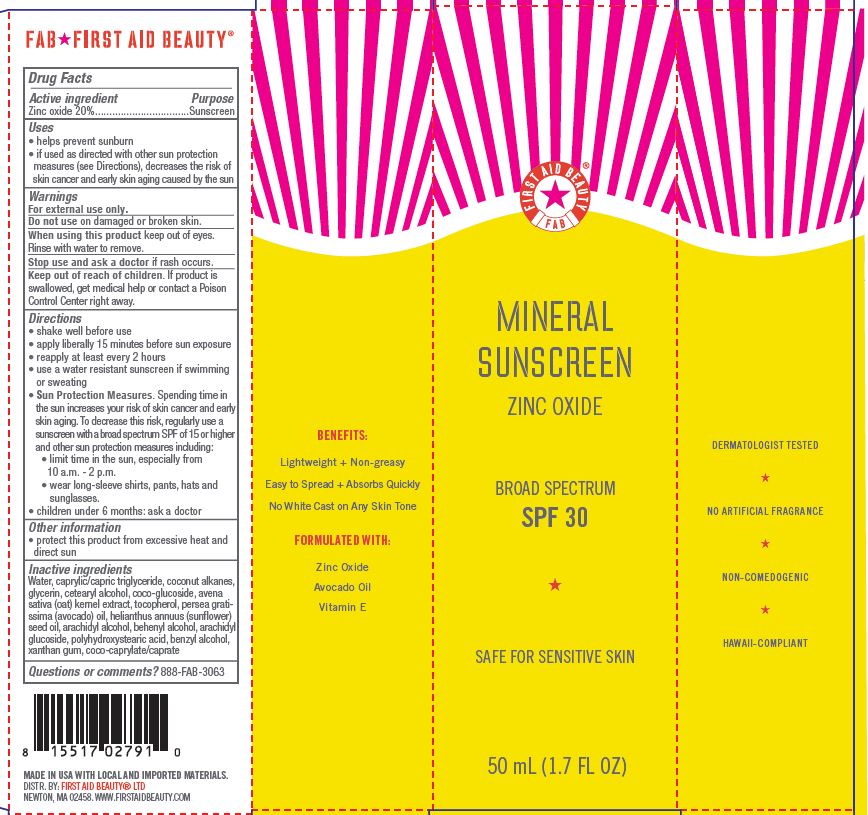 Pill image for First Aid Beauty Fab Mineral Sunscreen Broad Spectrum Spf 30