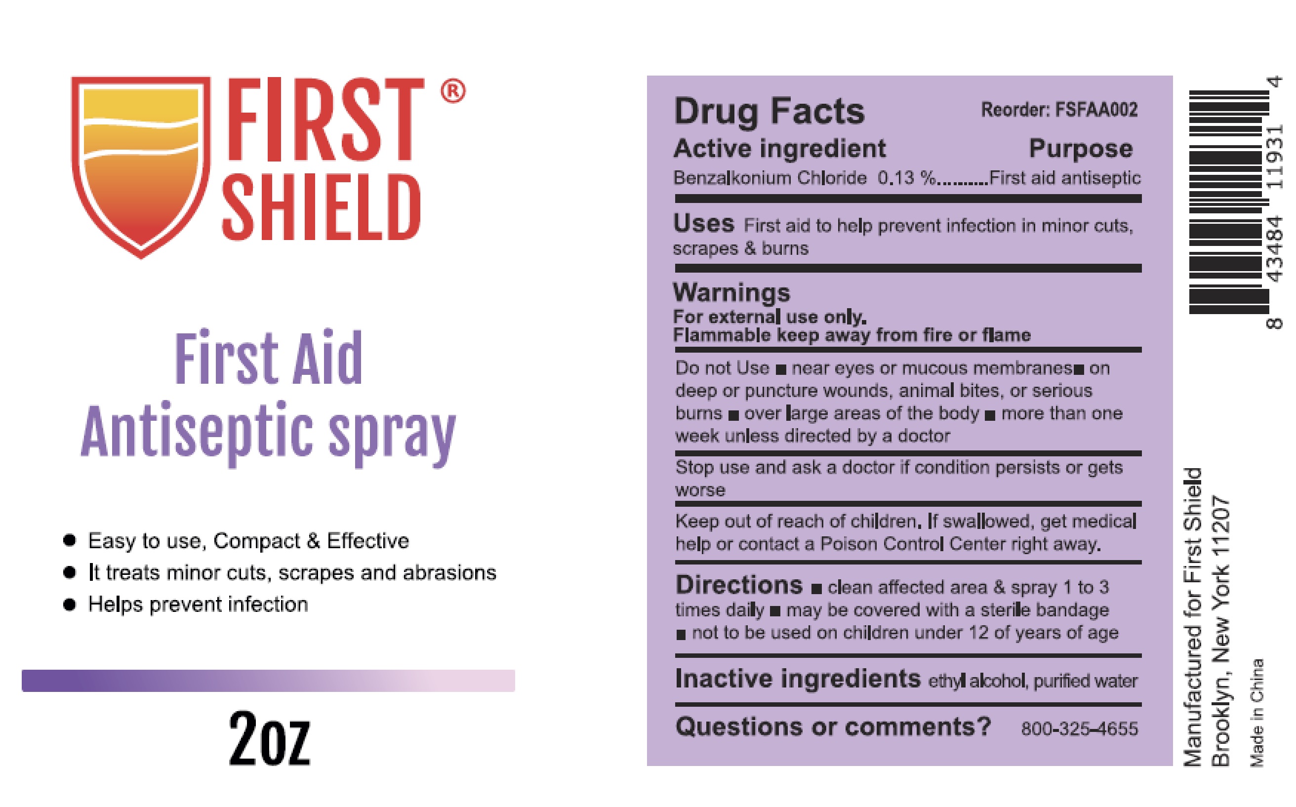 Pill image for 72976-003 First Shield