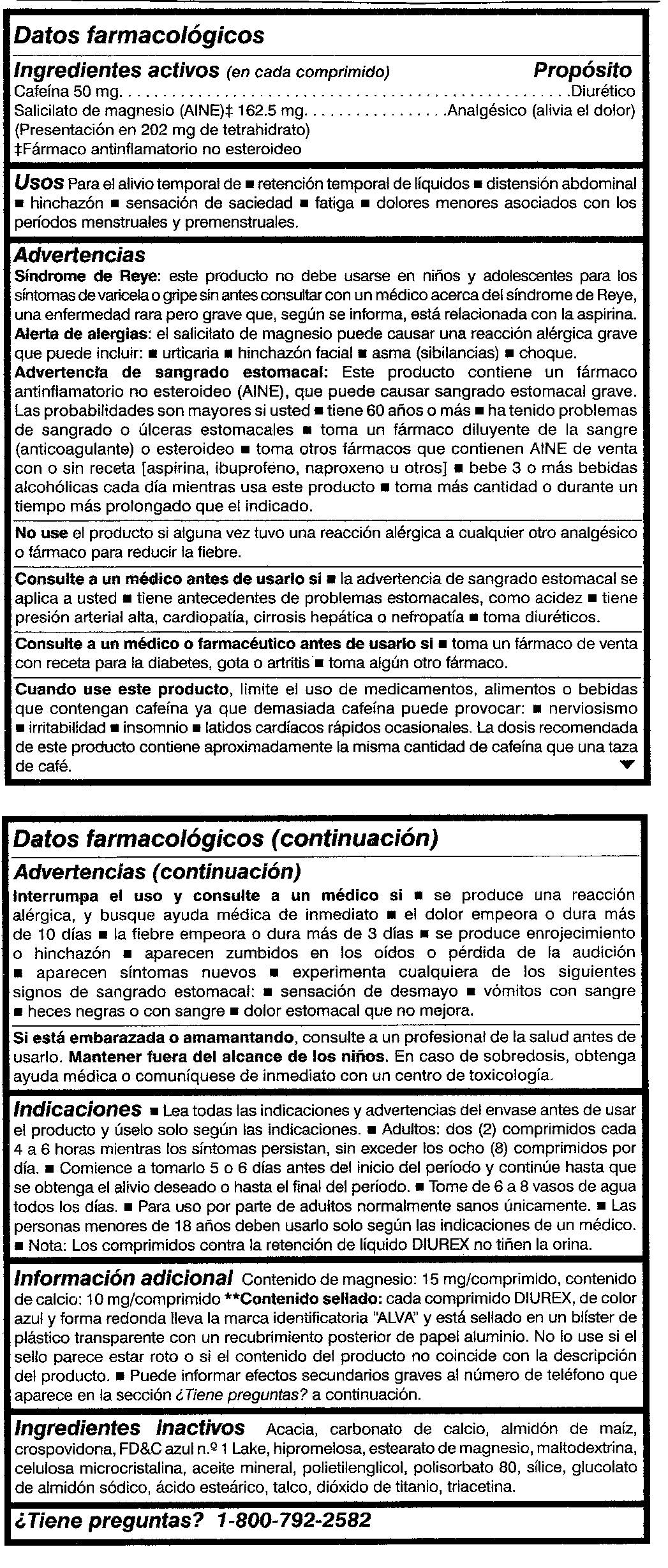 Pill image for Diurex Water Pills