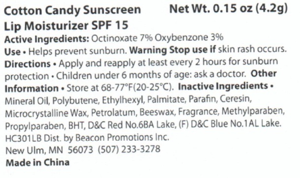 Pill image for Cotton Candy Sunscreen Lip Moisturizer Spf 15