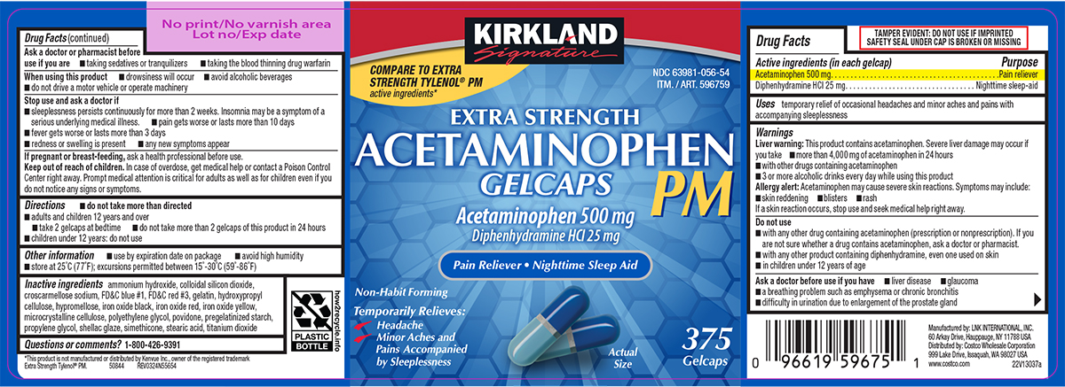 Pill image for Kirkland 44-556-acetaminophen Pm