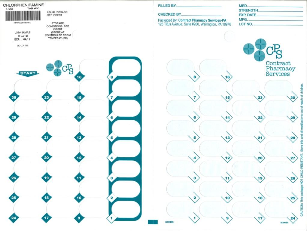 Pill image for Chlorpheniramine Maleate