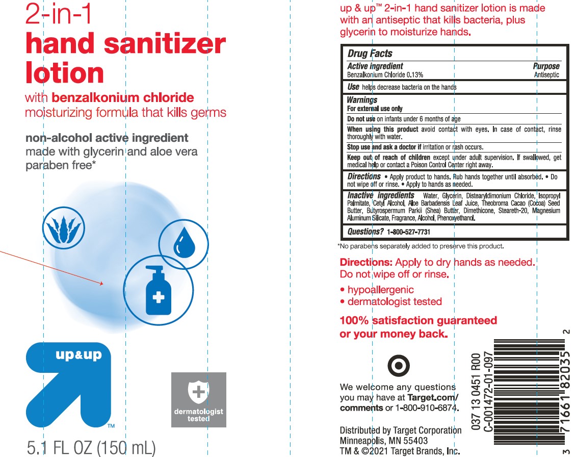 Pill image for Target Up & Up 2-in-1 Hand Sanitizer Lotion