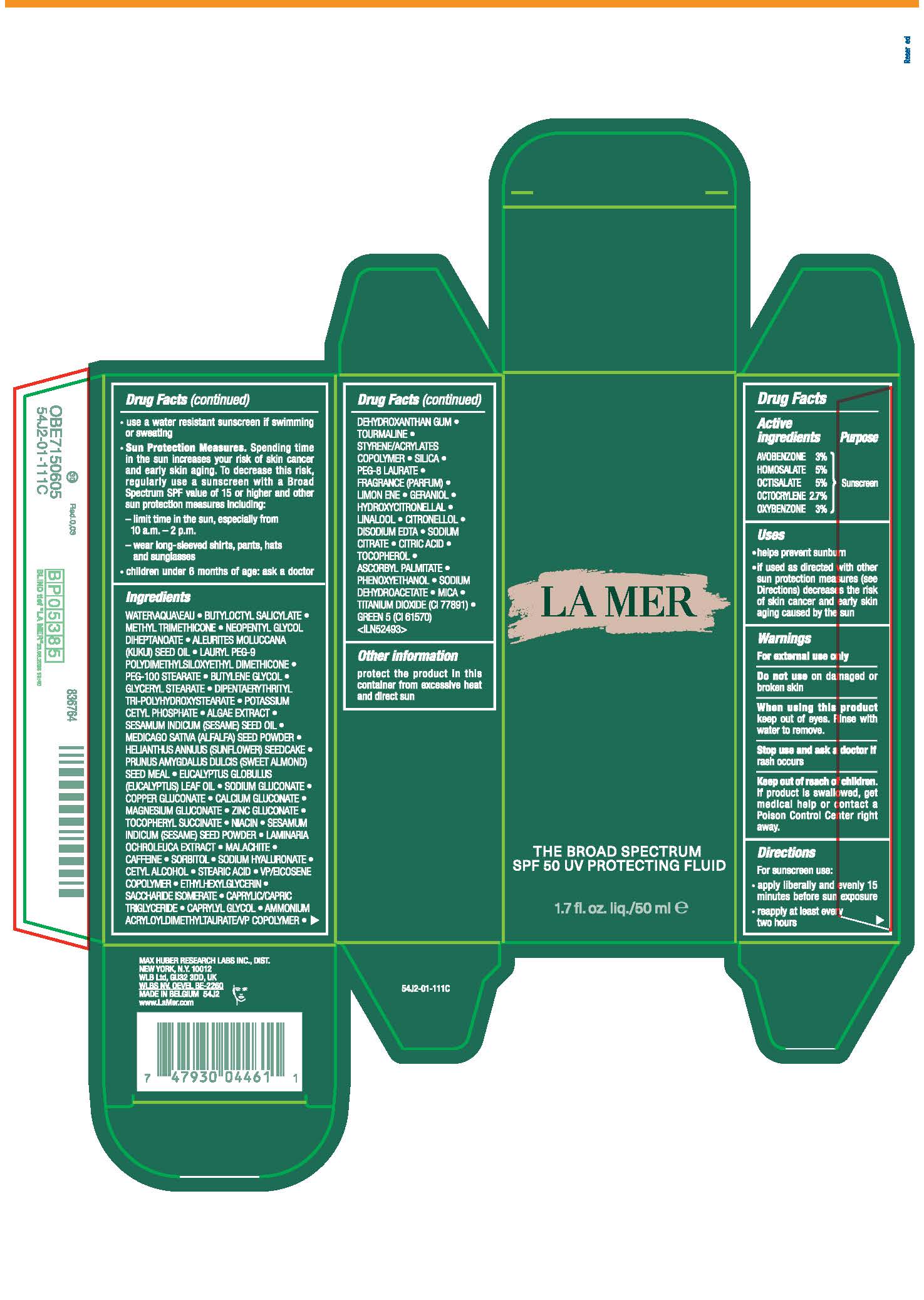 Pill image for La Mer The Broad Spectrum Spf 50 Uv Protecting Fluid