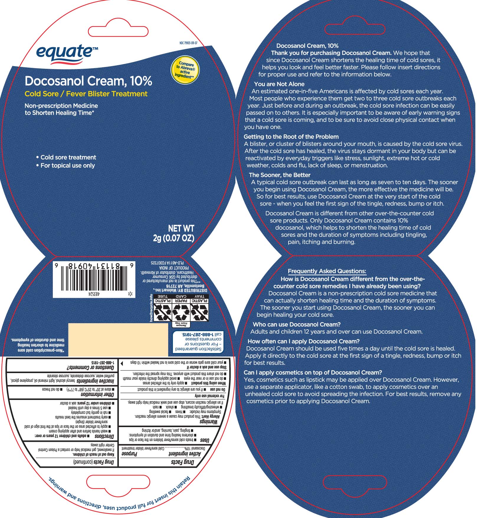 Pill image for Docosanol Cream, 10%