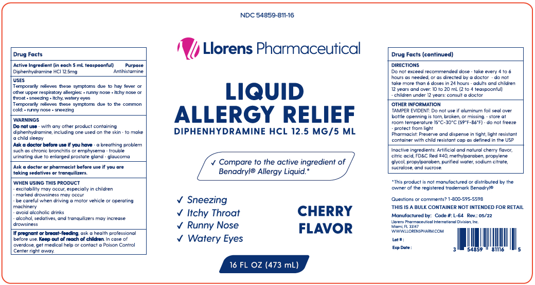 Pill image for Llorens - Allergy Relief 811