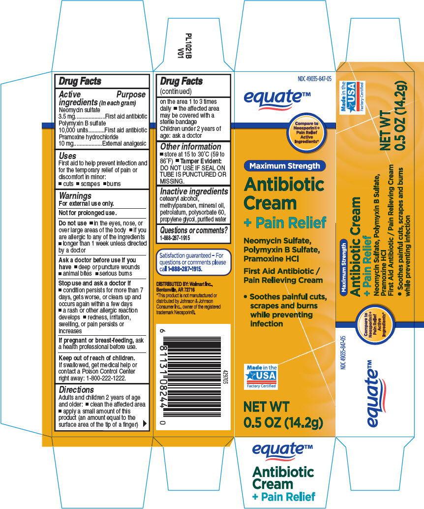 Pill image for Equate™ Antibiotic Cream + Pain Relief