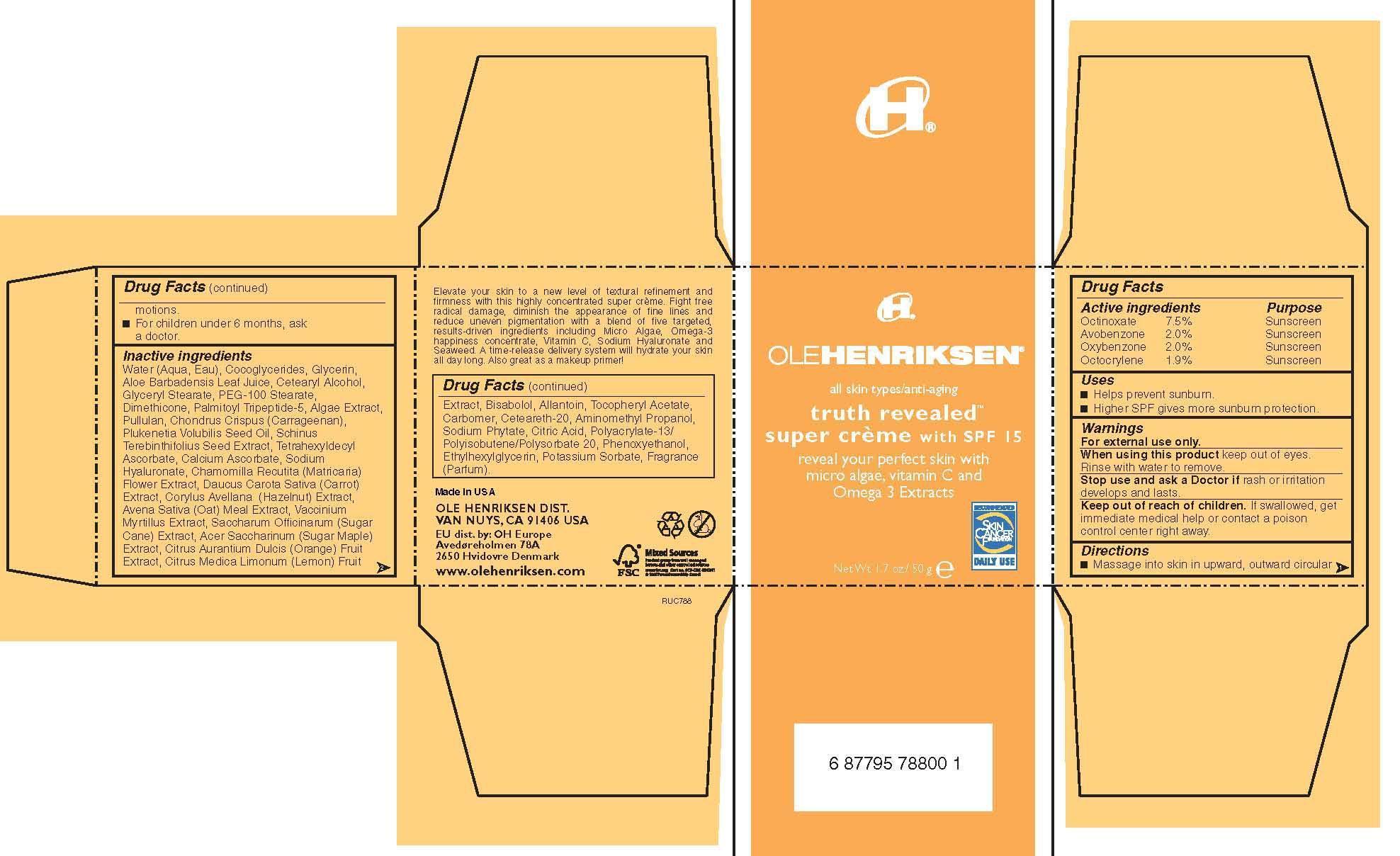 Pill image for truth revealed super creme with spf 15