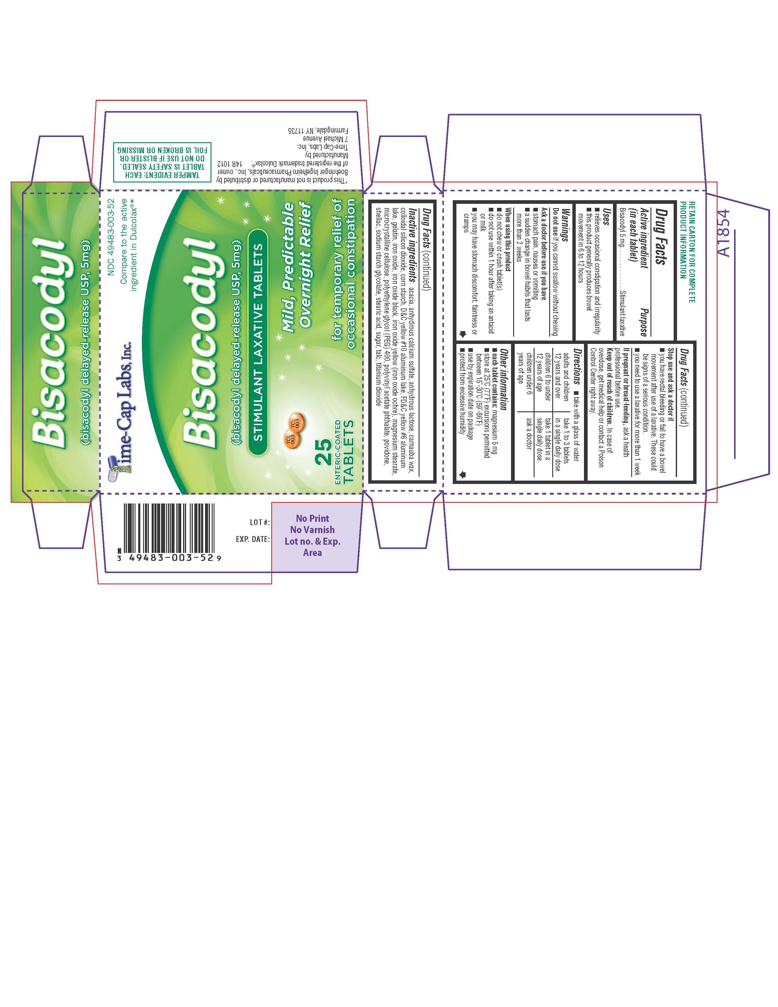 Pill image for 14r - Bisacodayl-tcl