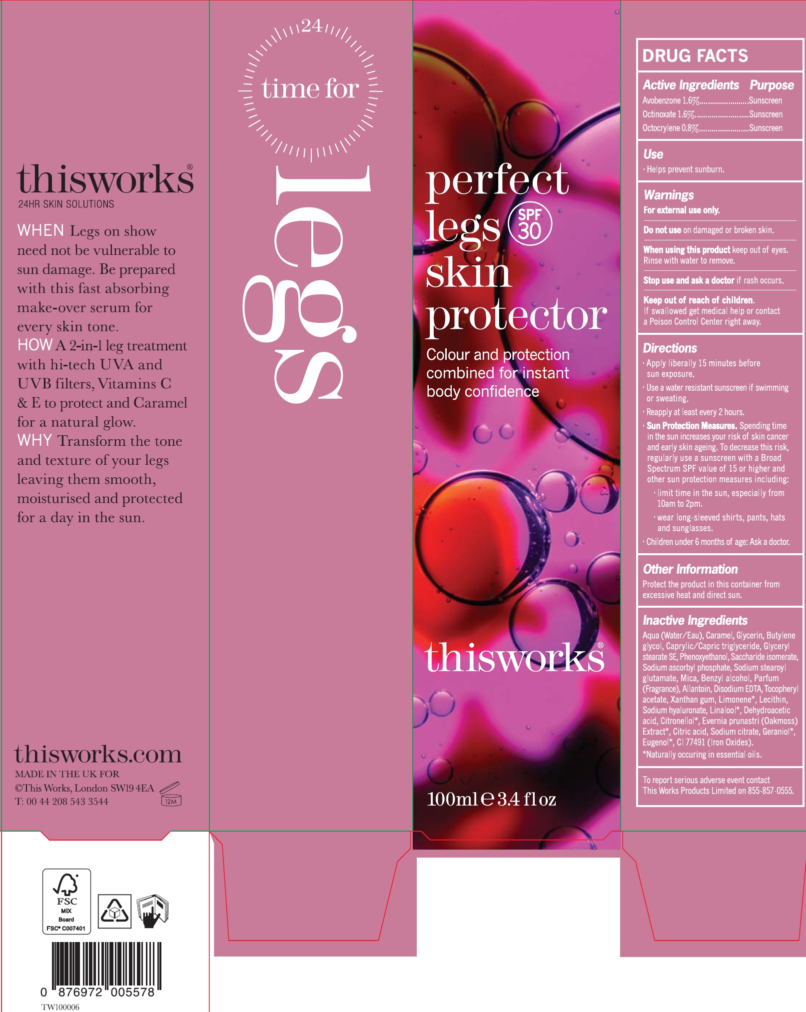 Pill image for Perfect Legs Skin Protector Spf 30