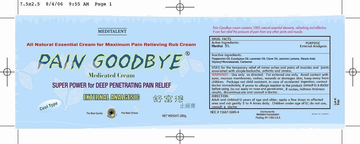Pill image for Pain Goodbye Medicated Cream