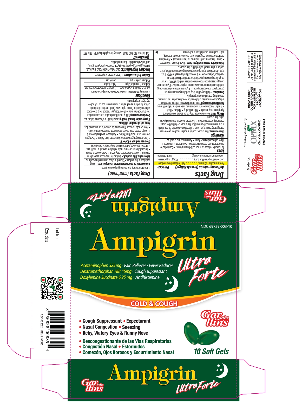 Pill image for Ampigrin Ultra Forte - Night
