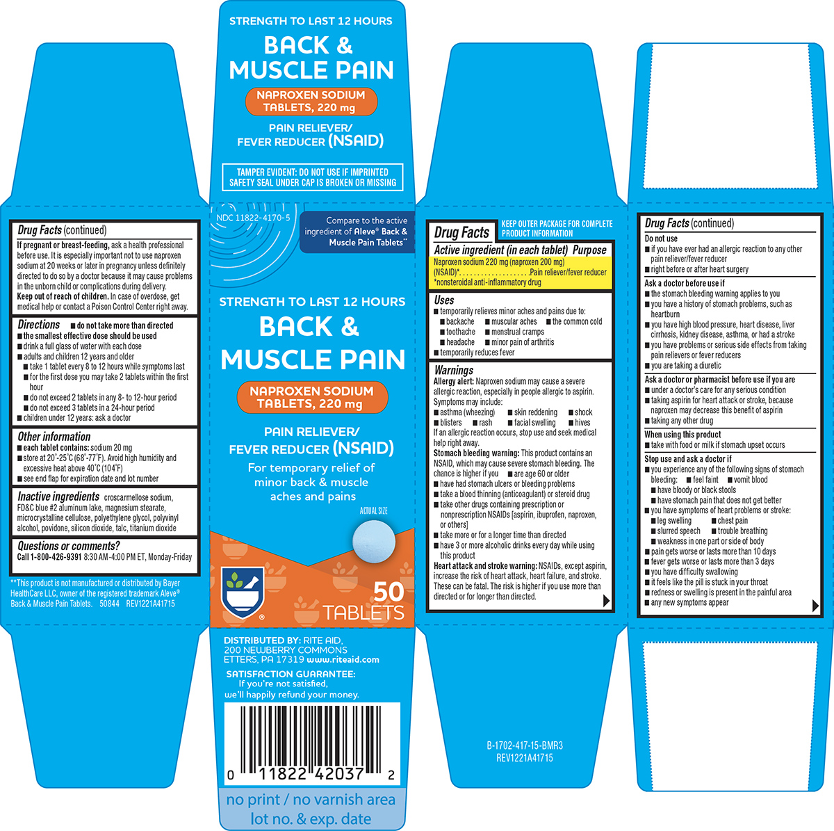 Pill image for Rite Aid 44-417 Bm