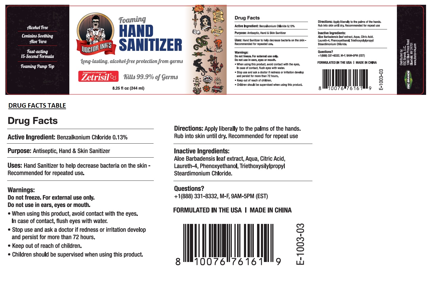 Pill image for Doctor Ink's Hand Sanitizer