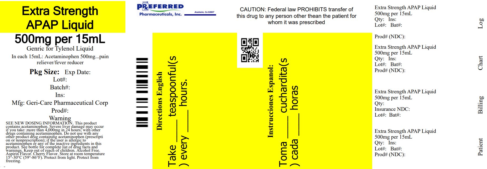 Pill image for Gc Es Apap Liquid