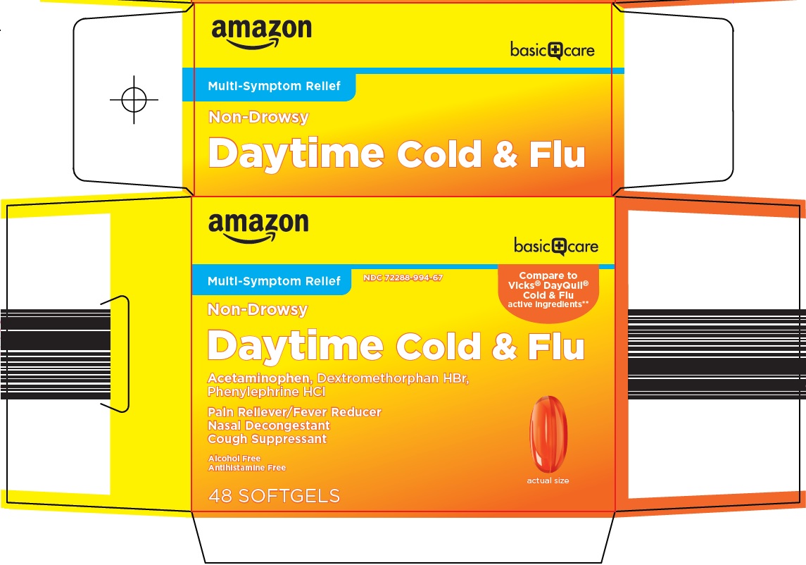Pill image for Amazon Daytime Cold & Flu Drug Facts