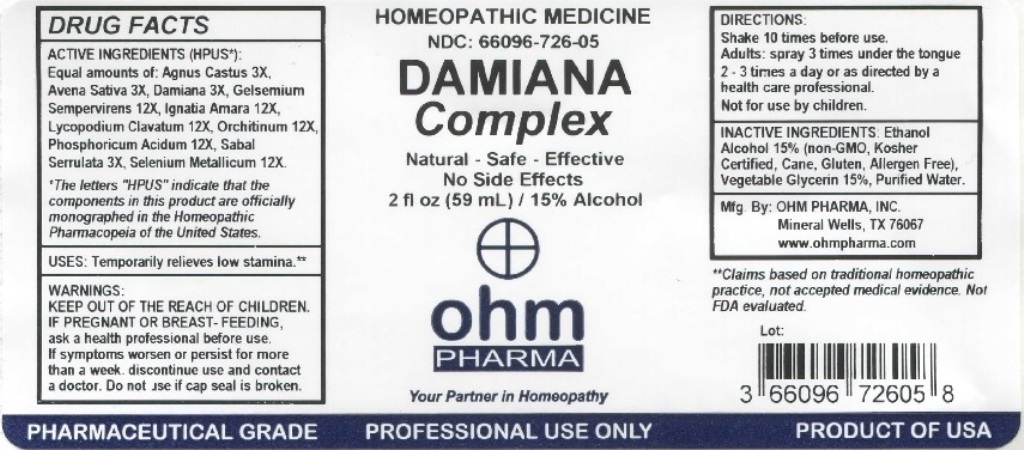 Pill image for Ohm Damiana Complex