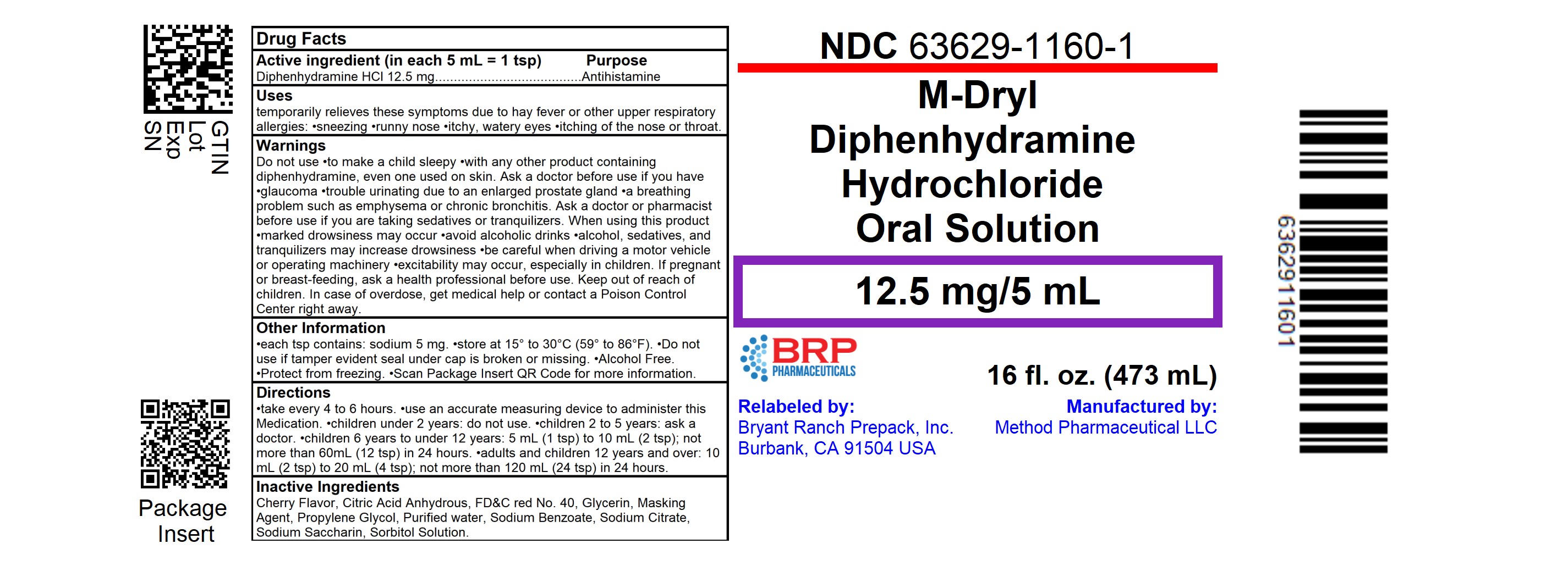 Pill image for M-dryl