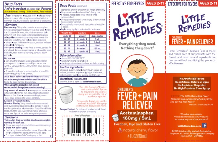 Pill image for Little Remedies Childrens Fever Pain Reliever