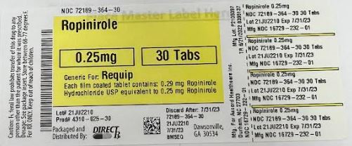 Pill image for Ropinirole