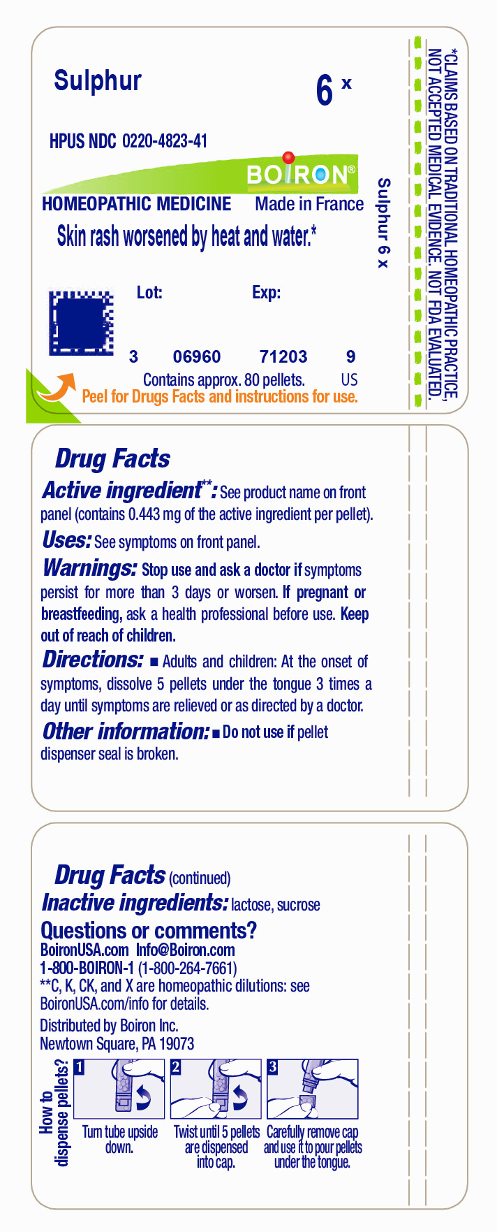 Pill image for Sulphur 6x