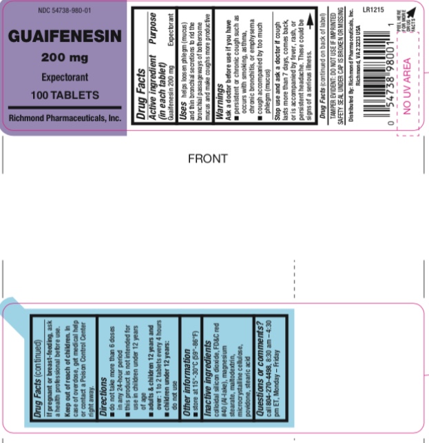 Pill image for Guaifenesin Caplets, 200 Mg
