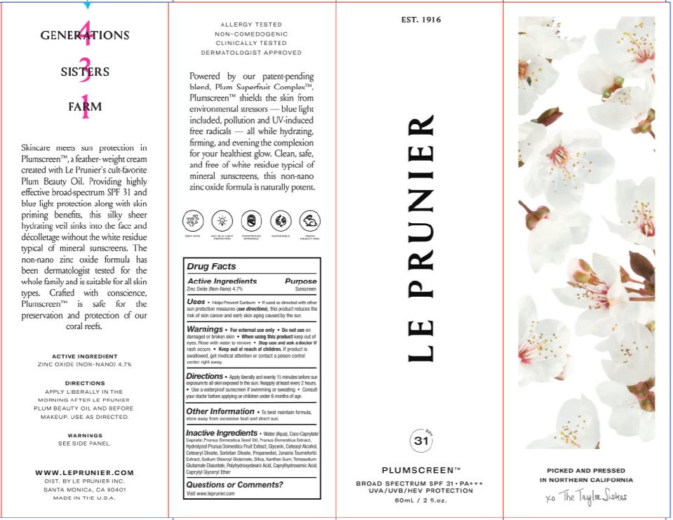 Pill image for le prunier - plumscreen spf 31 (80476-101)