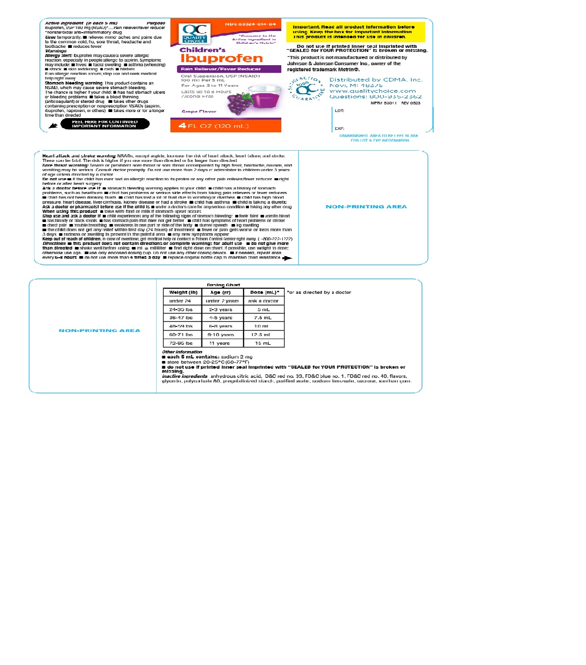 Pill image for Guardian Children's Ibuprofen Oral Suspension 639