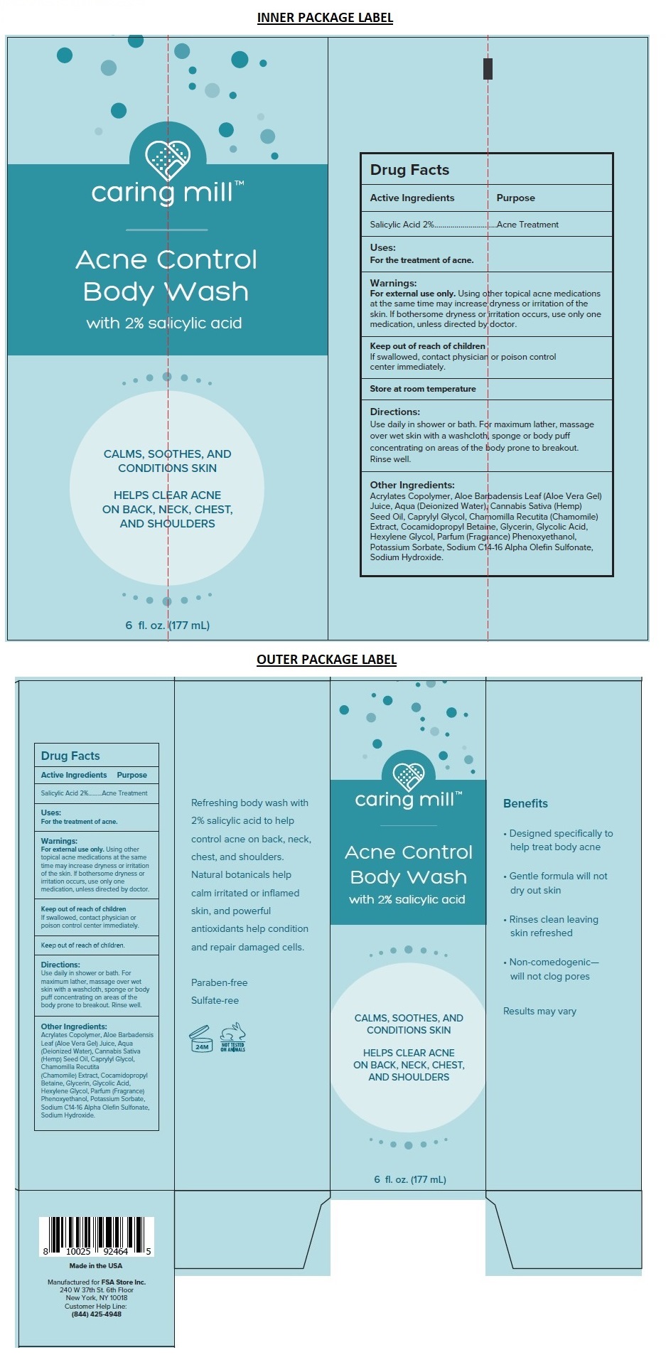 Pill image for Caring Mill™ Acne Control Body Wash