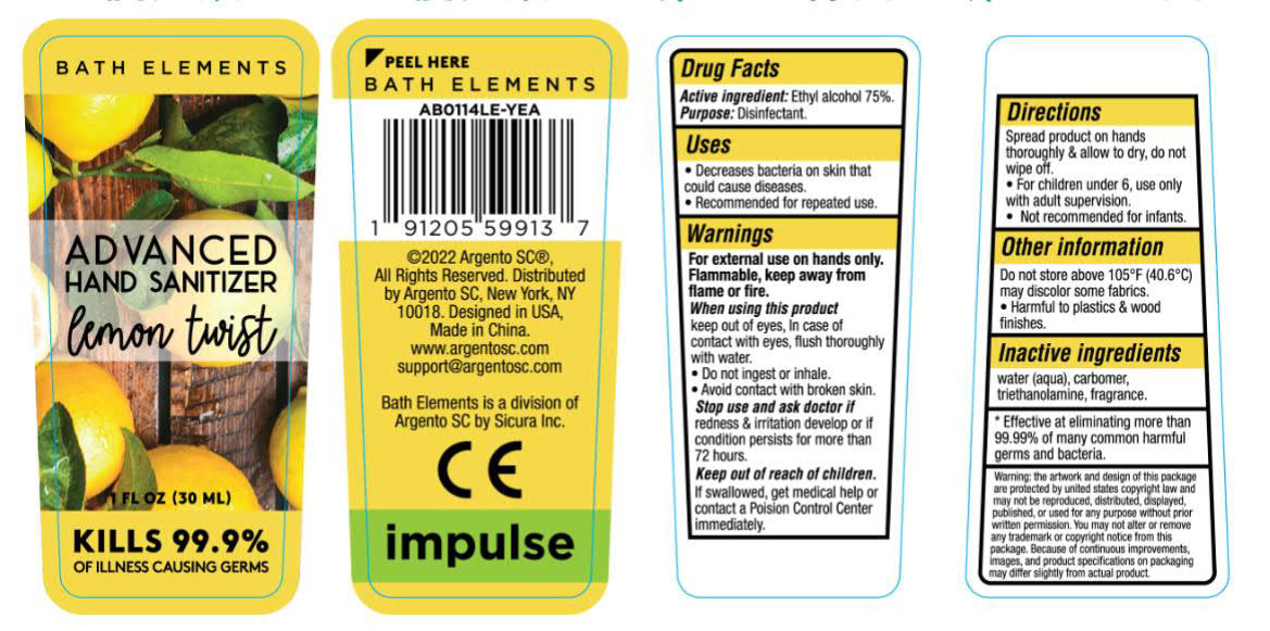 Pill image for 75% Alcohol Sanitizer - Lemon Twist