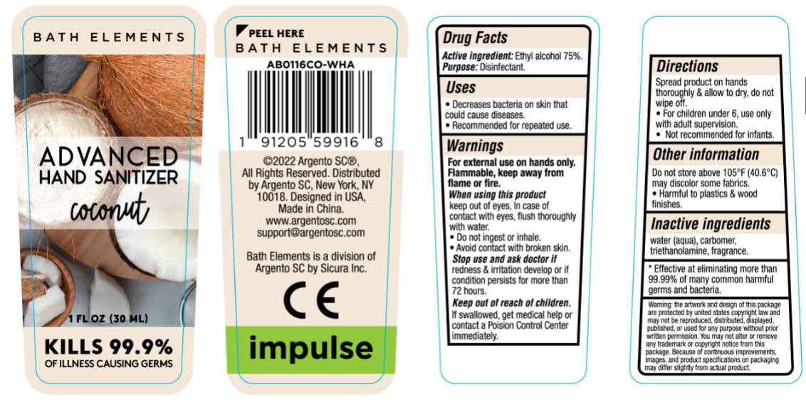 Pill image for 75% Alcohol Sanitizer - Coconut