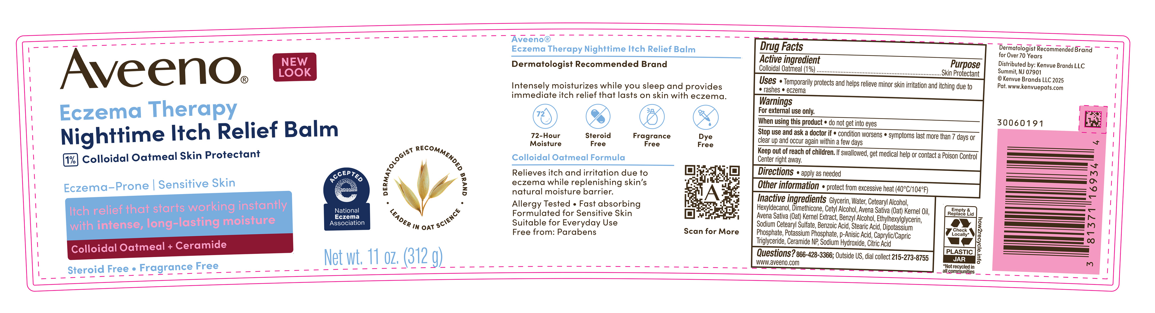 Pill image for Aveeno Eczema Therapy Nighttime Itch Relief Balm