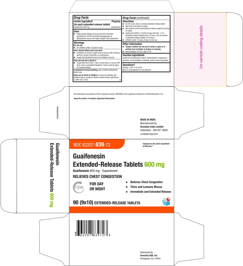 Pill image for Guaifenesin Extended-release Tablets, 600 Mg And 1200 Mg