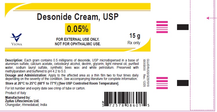 Pill image for Desonide Cream Usp, 0.05%