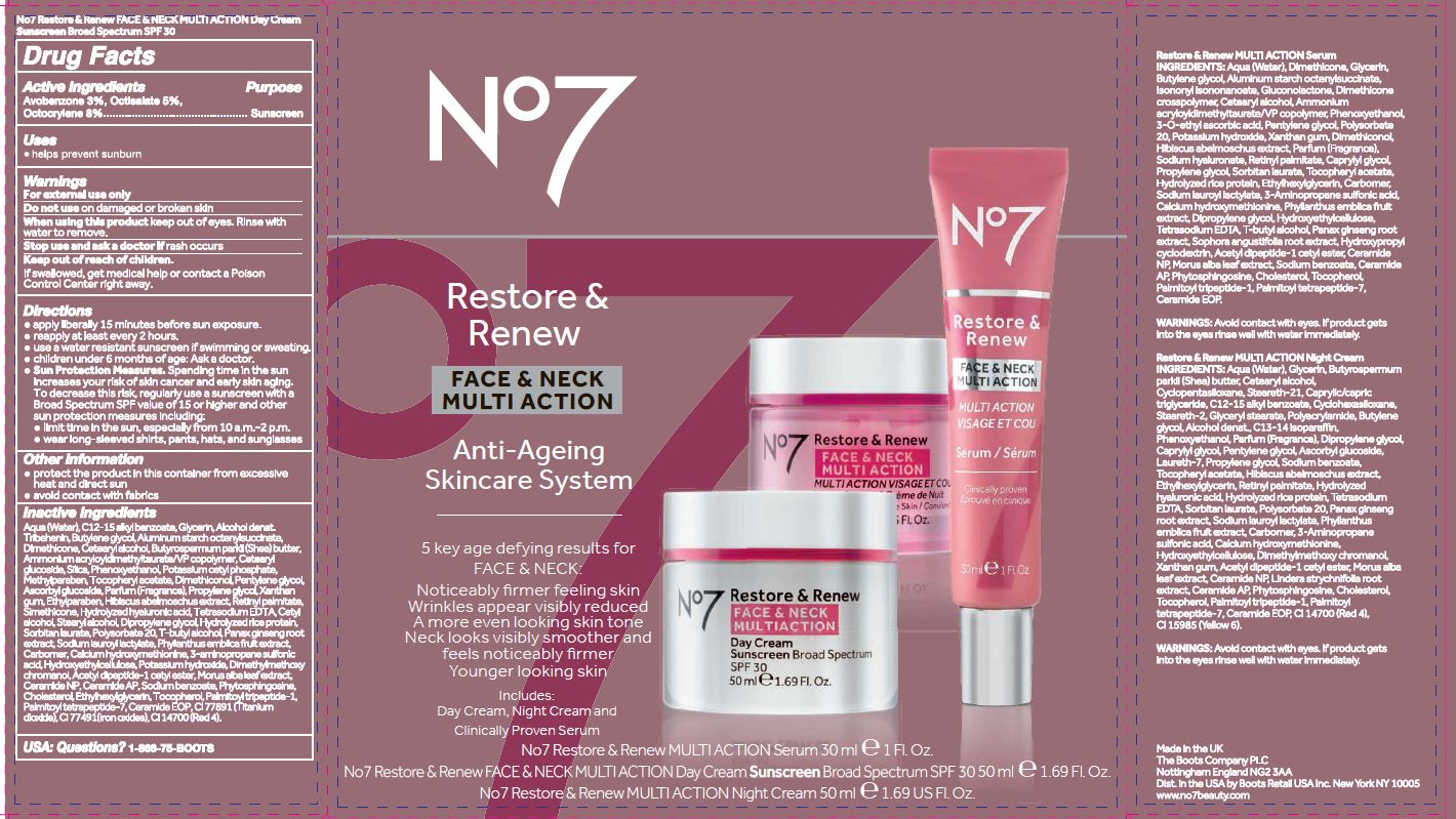 Pill image for No7 restore And Renew Face And Neck Multi Action Day Cream Sunscreen Broad Spectrum Spf 30
