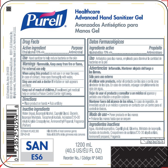 Pill image for Purell Healthcare Advanced Hand Sanitizer Gel