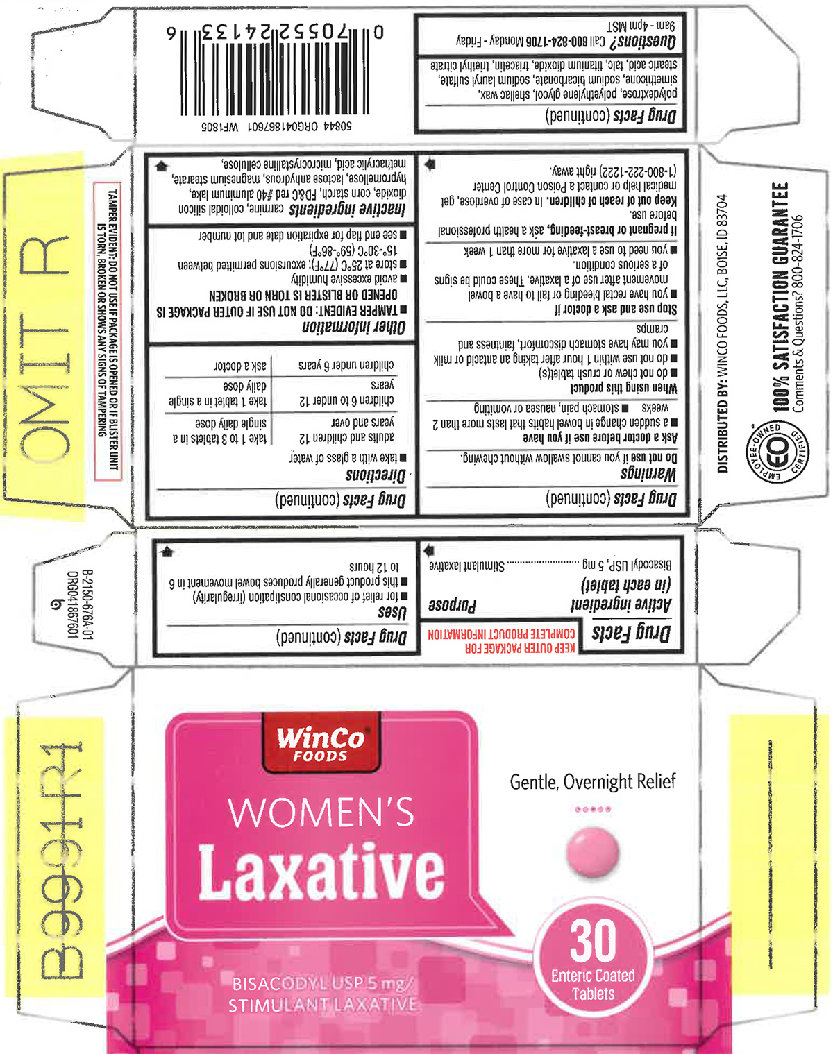 Pill image for Winco 44-676a Womens Delisted