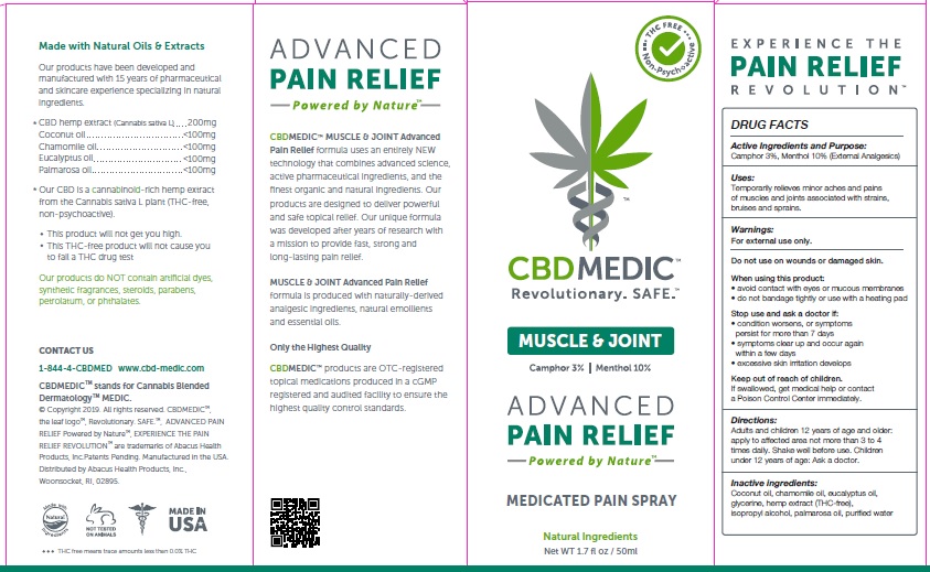 Pill image for Cbdmedic Muscle And Joint Pain Relief