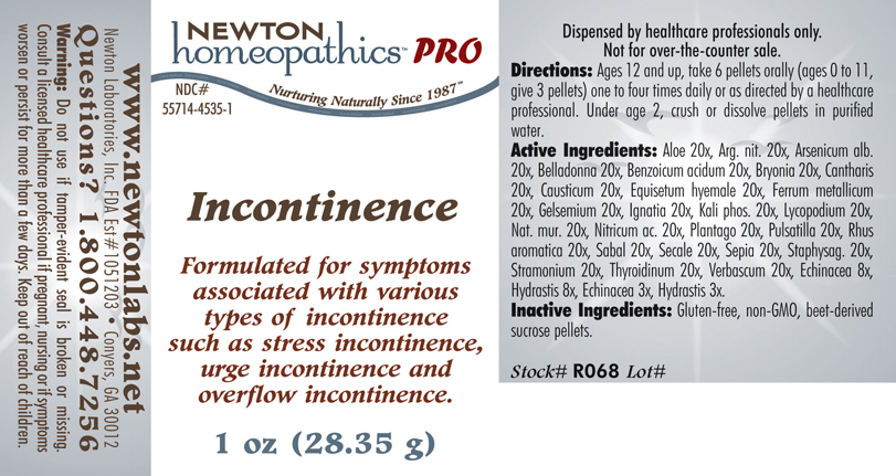 Pill image for Incontinence