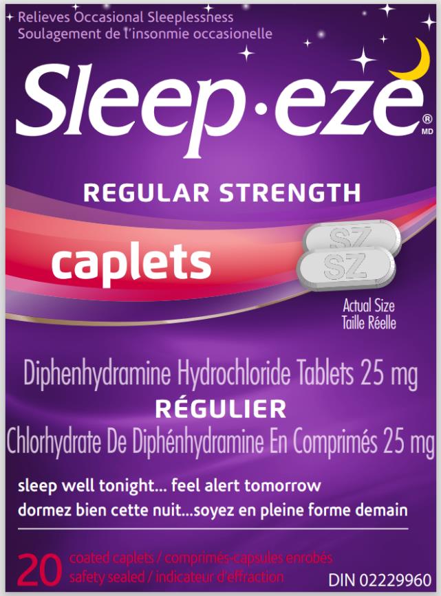Pill image for Sleepeze Caplet 25 Mg_export Only 63029-920