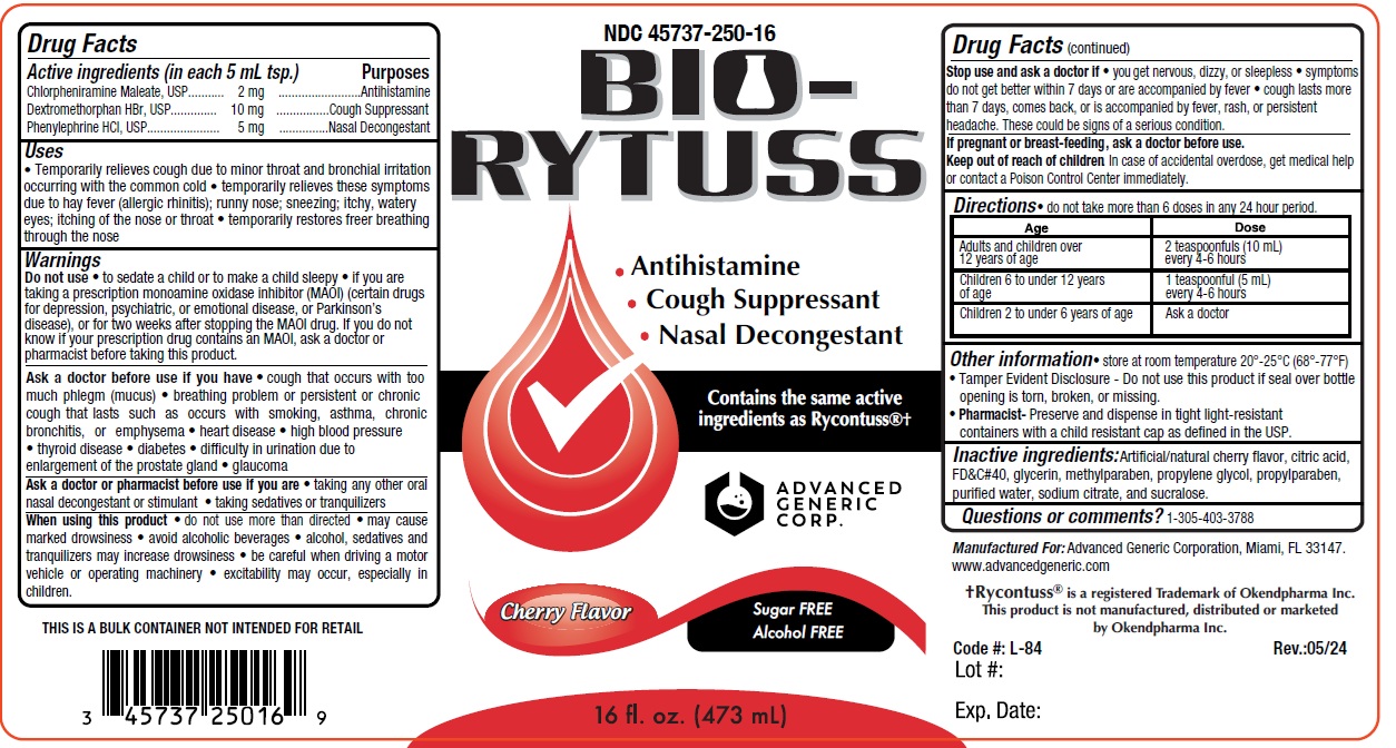 Pill image for Agc-biorytuss 250