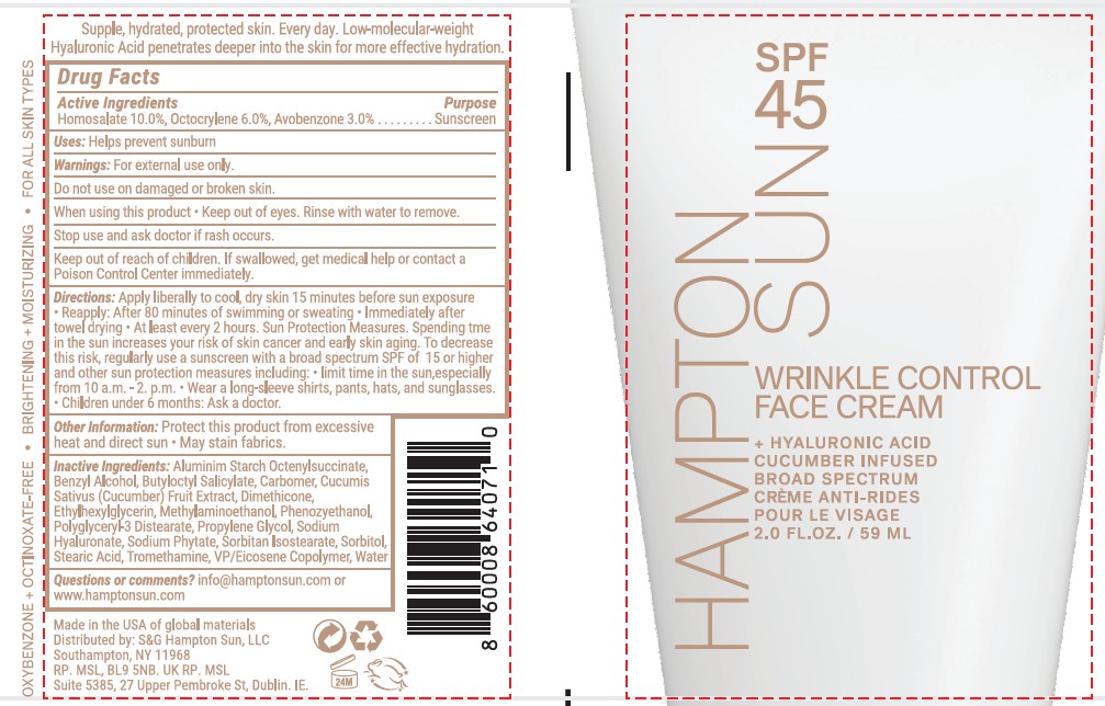 Pill image for Hampton Sun Spf 45 Face Creamwith Cucumber Frangrance