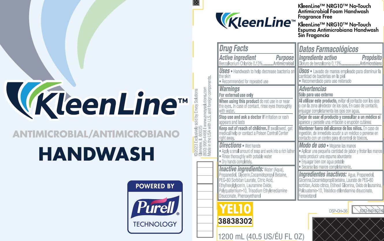 Pill image for Kleenline™ Nrg10™ No-touch Antimicrobial Foam Handwash Fragrance Free
