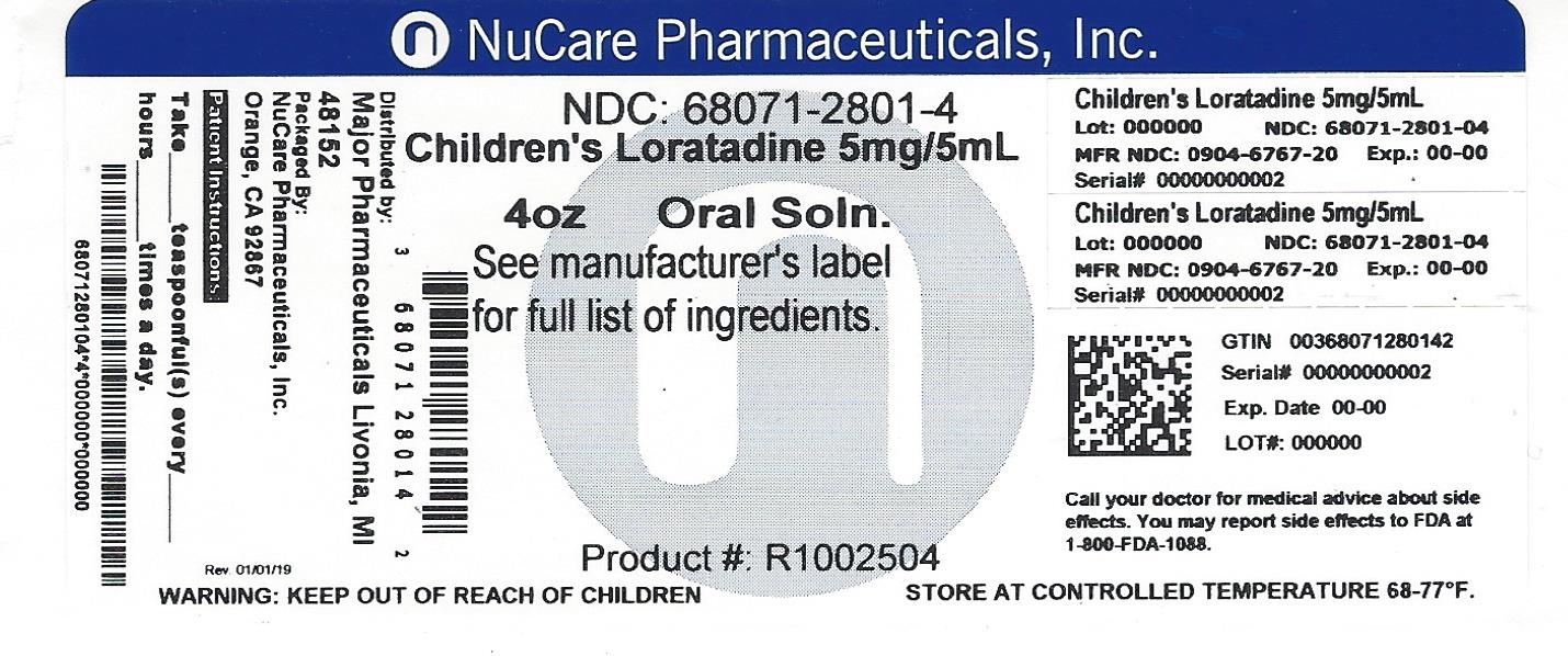 Pill image for Major Pharmaceuticals Children’s Loratadine Oral Solution Drug Facts