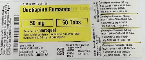 Pill image for Quetiapine Fumarate