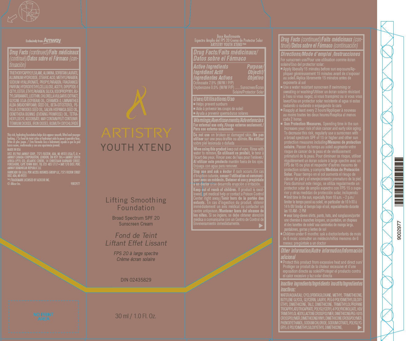 Pill image for Artistry Youth Xtend™ Lifting Smoothing Foundation Shade Tawny – L3n1