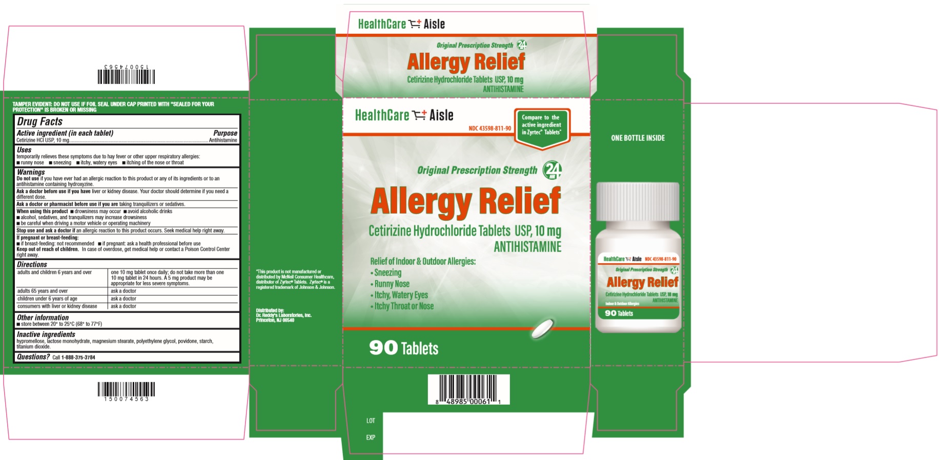 Pill image for Cetirizine Hydrochloride Tablets